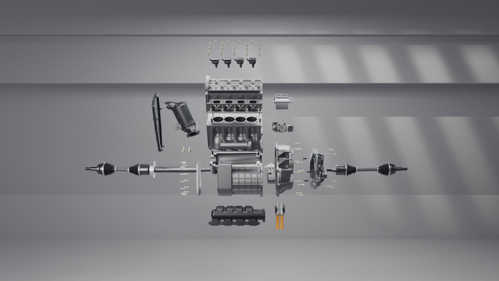 Horse Future Hybrid Concept - exploded view